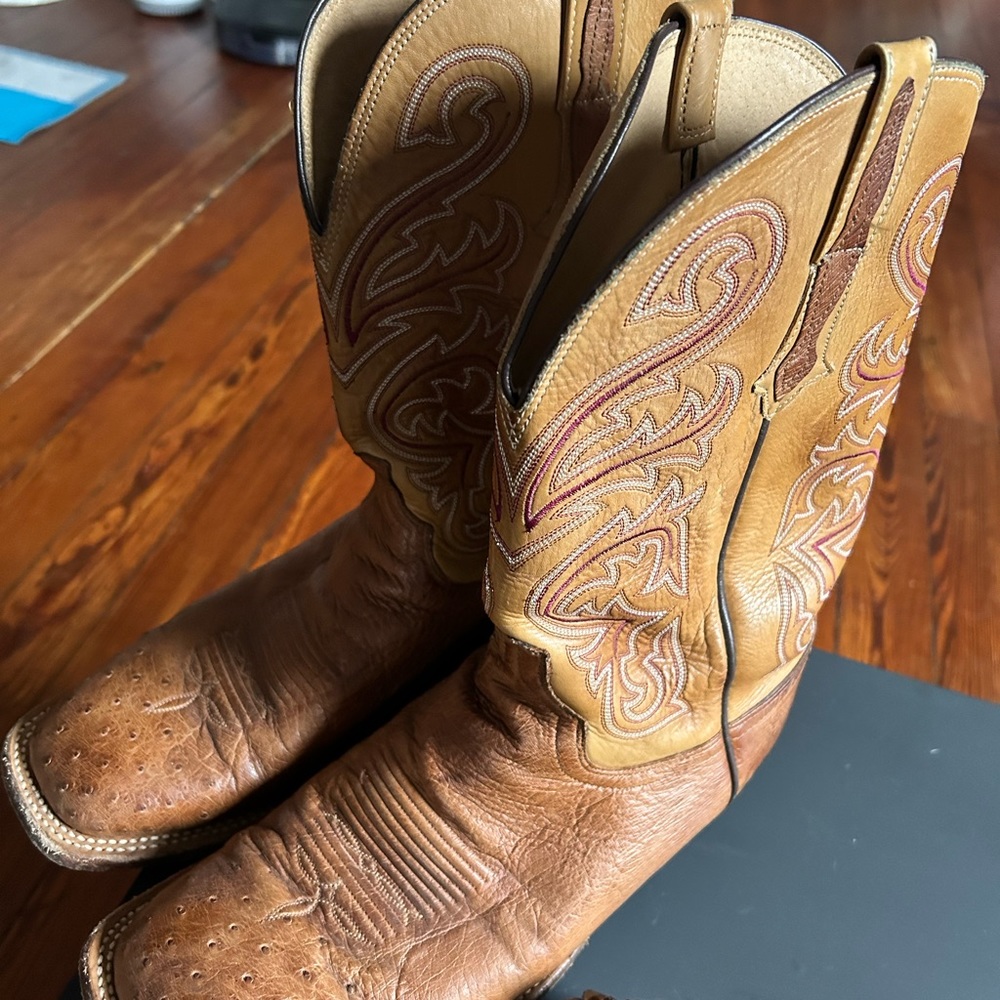 Men’s Lucchese Ostrich Boots 11.5 EE